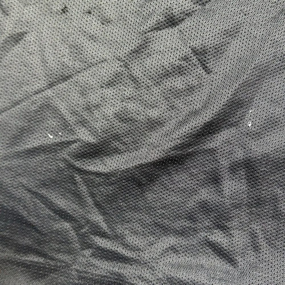 Vintage Nike Mesh Jersey Men's L Black White Tag V Neck Paint Splatter 90s *HOLE - Picture 6 of 12